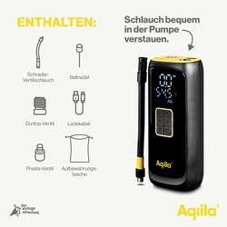 Aqiila Airbird C4, AQAPC4BK475, Akumulátorový kompresor, 10.3 bar