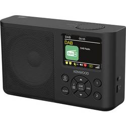 Kenwood CR-M33DAB CR-M33DABBK stolní rádio, DAB+, FM, DAB+, FM, s akumulátorem, černá