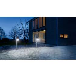 Steinel 671211 Xsolar GL-S venkovní solární stojanové světlo s PIR senzorem LED pevně vestavěné LED 1.2 W stříbrná