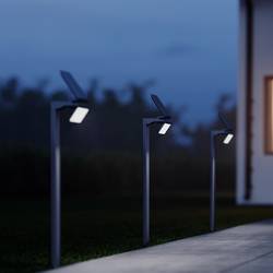 Steinel 671211 Xsolar GL-S venkovní solární stojanové světlo s PIR senzorem LED pevně vestavěné LED 1.2 W stříbrná