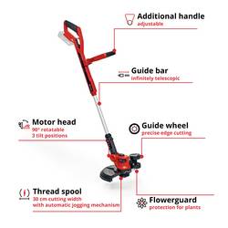 Einhell Power X-Change GE-CT 18/30 Li-Solo akumulátor strunová sekačka bez akumulátoru, bez nabíječky 18 V šířka sekání: 30 cm