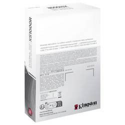 Kingston XS1000 2 TB, externí SSD disk, USB-C®, červená