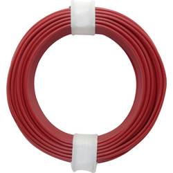 Donau Elektronik 105-0 spojovací drát, 1 x 0.20 mm², červená, 10 m