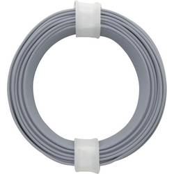 Donau Elektronik 105-9 spojovací drát, 1 x 0.20 mm², šedá, 10 m