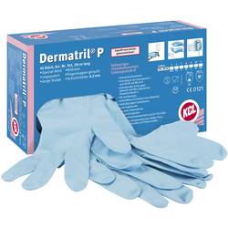 KCL Dermatril P 743-7 50 ks nitril jednorázové rukavice Velikost rukavic: 7, S