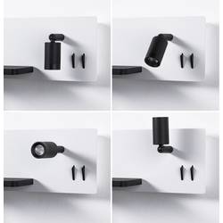Paulmann Serrra 71103 nástěnné světlo 5.5 W LED bílá (matná), černá (matná)