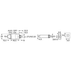 ETA Engineering Technology 2-5700-IG1-P10-2A jistič 250 V/AC, 28 V/DC 2 A 1 ks