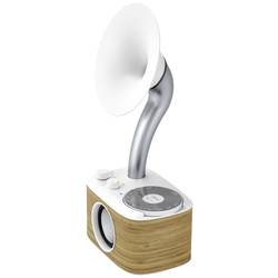 Sangean WR-45 White A500433 stolní rádio, FM, AUX, Bluetooth, s akumulátorem, bílá