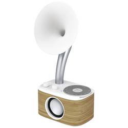 Sangean WR-45 White A500433 stolní rádio, FM, AUX, Bluetooth, s akumulátorem, bílá