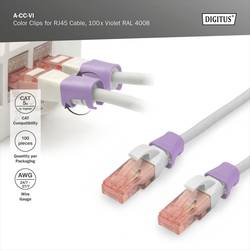 Digitus A-CC-VI fialová 100 ks