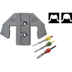 TOOLCRAFT PLE-0H3 Lisovací vložky Krimpovací nástavec pro konektory Superseal (0,75 - 1 mm²) Vhodné pro značku (kleště): TOOLCRAFT PZ-500