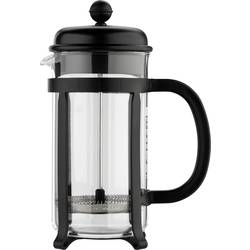 bodum PRESS JAVA Kávovar transparentní, černá připraví šálků najednou=8 skleněná konvice