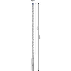 Bosch Accessories EXPERT SDS plus-7X 2608900162 příklepový vrták 10dílná 6 mm Celková délka 265 mm SDS plus 10 ks