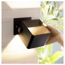Brilliant Iseo G80126/06 venkovní stropní osvětlení s PIR senzorem Energetická třída (EEK2021): G (A - G) LED pevně vestavěné LED 4 W černá