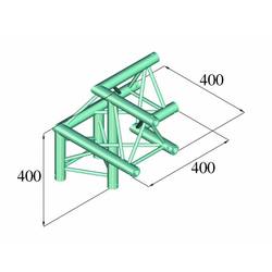 Alutruss DECOLOCK DQ3-PAL31 3bodová rampa rohové vázání na 3 směry 90 °