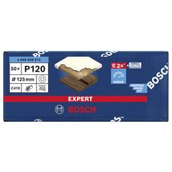 Bosch Accessories EXPERT C470 2608900912 brusné papíry pro excentrické brusky s otvory Zrnitost 120 (Ø) 125 mm 50 ks