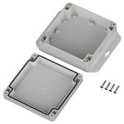 TRU COMPONENTS 6U07121205619 TC-13865304 Průmyslová skříň 151.4 x 121.4 x 45 polykarbonát světle šedá 1 ks