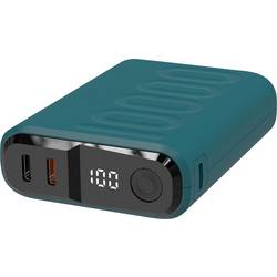 RealPower REALPOWER PB-10000 C powerbanka 10000 mAh, Dodávka energie, USB-C® (s napájením), tmavě modrá, Indikátor stavu
