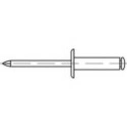 trhací nýt TOOLCRAFT 160043, (Ø x d) 3.2 mm x 12 mm, hliník, 500 ks