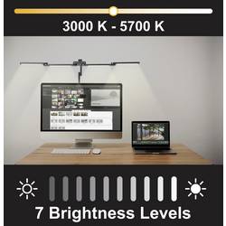 Renkforce RF-6332582 LED lampička s klipem LED černá