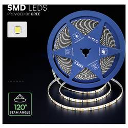 V-TAC VT-2835 240826 LED pásek Energetická třída (EEK2021): F (A - G) 24 V 10 m studená bílá 10 m