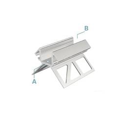 Deko Light 975385 EV-02-12 Dlaždicový profil hliník (š x v x h) 45 x 45 x 2500 mm 2.50 m