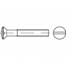 TOOLCRAFT TO-5452875 šroub se zápustnou čočkovou hlavou M5 12 mm příruba mosaz galvanizováno niklem 200 ks