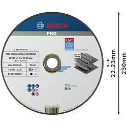 Bosch Accessories 2608603407 2608603407 řezný kotouč rovný 230 mm 1 ks ocel