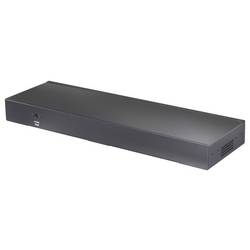 Renkforce RF-6677282 USB Hub 13 portů USB-A USB 3.2 Gen2 10 GBit/s pro průmyslové použití, možnost montáže do stojanu, kovový ukazatel černá 483 mm (19) Rack