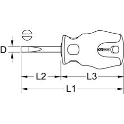 KS Tools 159.1001 šroubovák pro šrouby Microstix DIN 5265