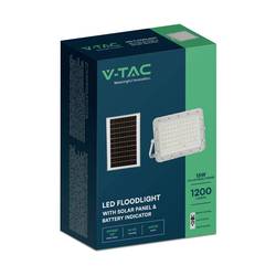 V-TAC VT-120W 7843 LED reflektor, solární modul 15 W Barvy světla (LED svítidlo): studená bílá