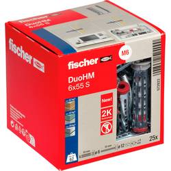 Fischer 572922 DuoHM 6x55 S PH PZ hmoždinka do dutin 55 mm 25 ks