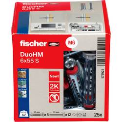 Fischer 572922 DuoHM 6x55 S PH PZ hmoždinka do dutin 55 mm 25 ks