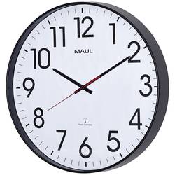 Maul 9054890 DCF nástěnné hodiny 47.7 cm x 54 mm, černá, tiché hodiny (bez tikání)