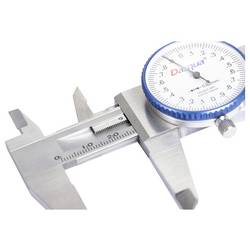 Dasqua DIN EN 862 1331-2120 posuvné měřítko s ciferníkem 200 mm