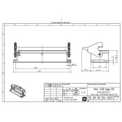 pouzdro Han® 24B-agg-LB 09300240307 HARTING 1 ks