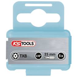 KS Tools 910.2365 910.2365 Bit TX Pohon (šroubovák): 1/4 (6,3 mm) Typ zakončení: TX TB 40 25 mm