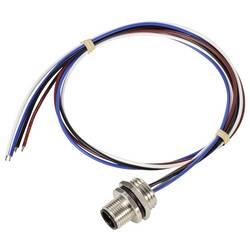 TRU COMPONENTS Vestavná zástrčka pro čidlo/aktuátor, TC-12833040, piny: 4, 0.5 m, 1 ks