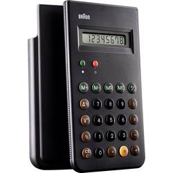 Braun 66030 kapesní kalkulačka, displej (počet míst) 8, na baterii, černá