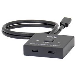 club3D CSV-2511 Přepínač USB-C® (USB 3.2 Gen 2) lze použít oboustranně, LED ukazatel
