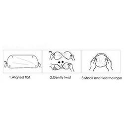 IWH 019252 ochrana proti slunečnímu záření Vhodné pro značku auta: Universal 50 cm x 100 cm x 0.5 cm x 0.5 cm pro zadní sklo