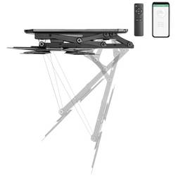 SpeaKa Professional SP-TVCM-510 TV stropní držák 58,4 cm (23) - 139,7 cm (55) motorizovaný, naklápěcí, ovládaný aplikací lze zaklapnout, s dálkovým ovladačem