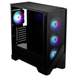 MSI PC- Gehäuse MSI MAG FORGE 320R AIRFLOW - midi tower herní pouzdro černá 3 předinstalované LED ventilátory, 1 předinstalovaný LED ventilátor, prachový
