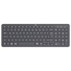 Hama WK-300 Bluetooth® klávesnice německá, QWERTZ černá tlačítka multimédií