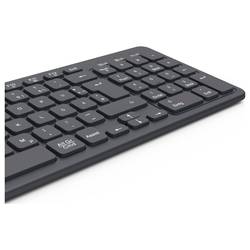 Hama WK-300 Bluetooth® klávesnice německá, QWERTZ černá tlačítka multimédií
