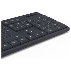 Hama WK-200 bezdrátový klávesnice německá, QWERTZ černá tlačítka multimédií