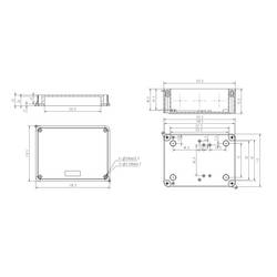 TRU COMPONENTS TC-RA 150x110x70 TC-10239044 instalační rozvodnice plast ABS bílá 1 ks