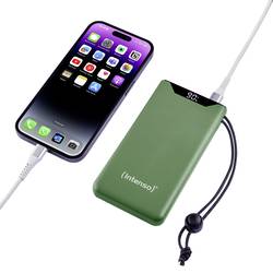Intenso F20000 powerbanka Li-Pol, 20000 mAh, Quick Charge, Dodávka energie, USB-A, USB-C®, zelená