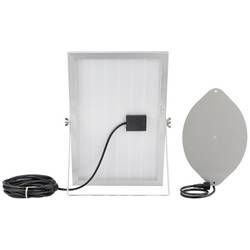 Sygonix SY-5596934 venkovní solární nástěnné osvětlení s PIR senzorem LED 10 W šedá