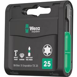 Wera Impaktor 05057775001 sada bitů, 15dílná, TORX, 1/4 (6,3 mm)